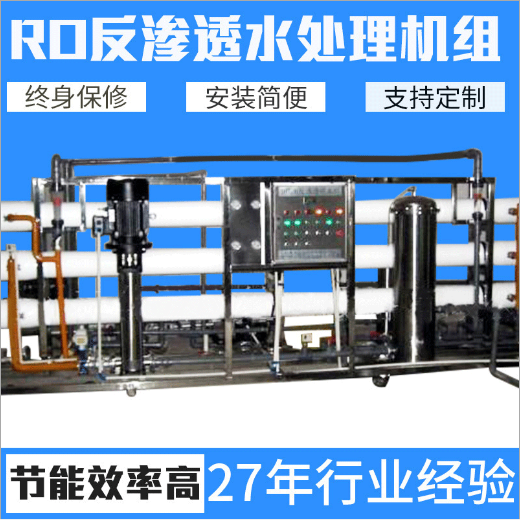 RO反渗透机组 大型工业纯水设备 反渗透水处理机组 净水处理设备